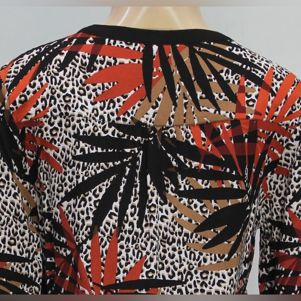 Ruby Rd. Women's Multicolor Button-Up Blouse 3/4 … - image 6